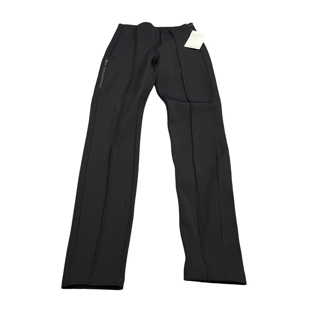 Athleta‎ Glacier Snow Skinny Pant Womens 0 Black Softshell High Rise 511132-00-2